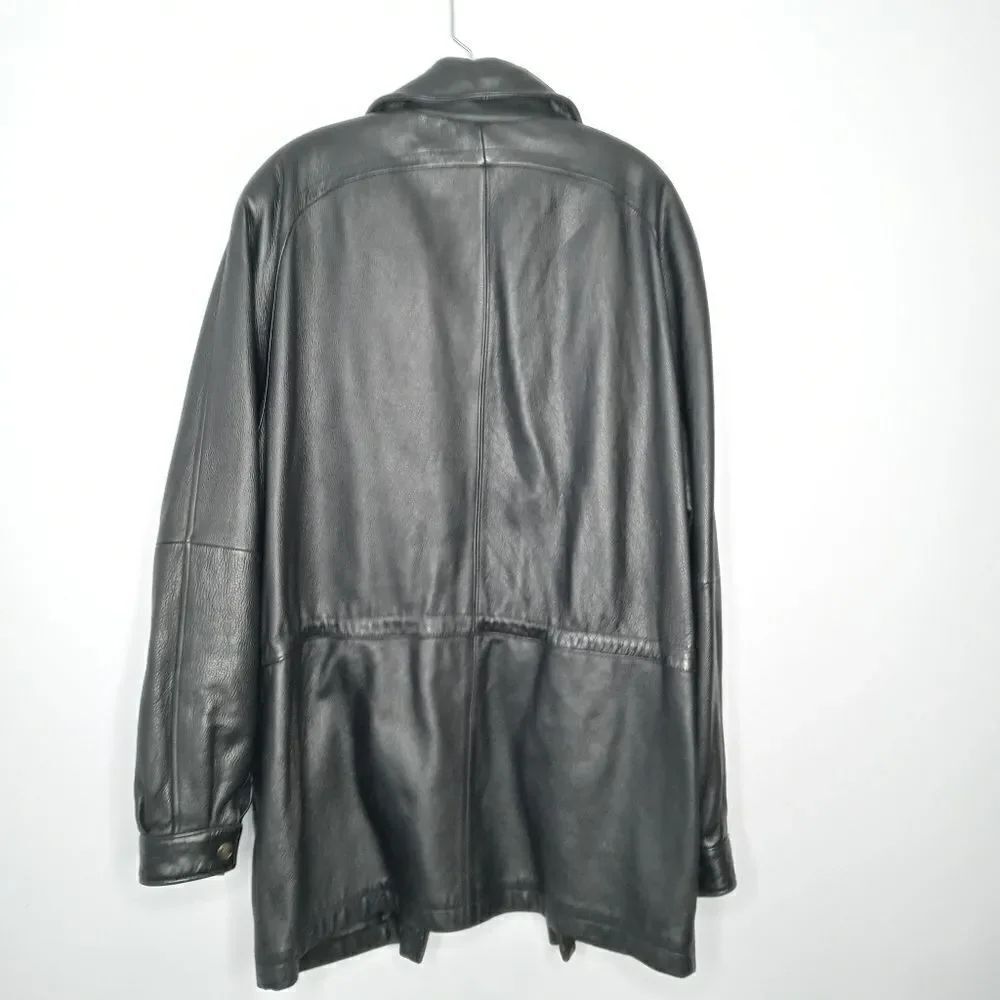 Luciano leather jacket size medium